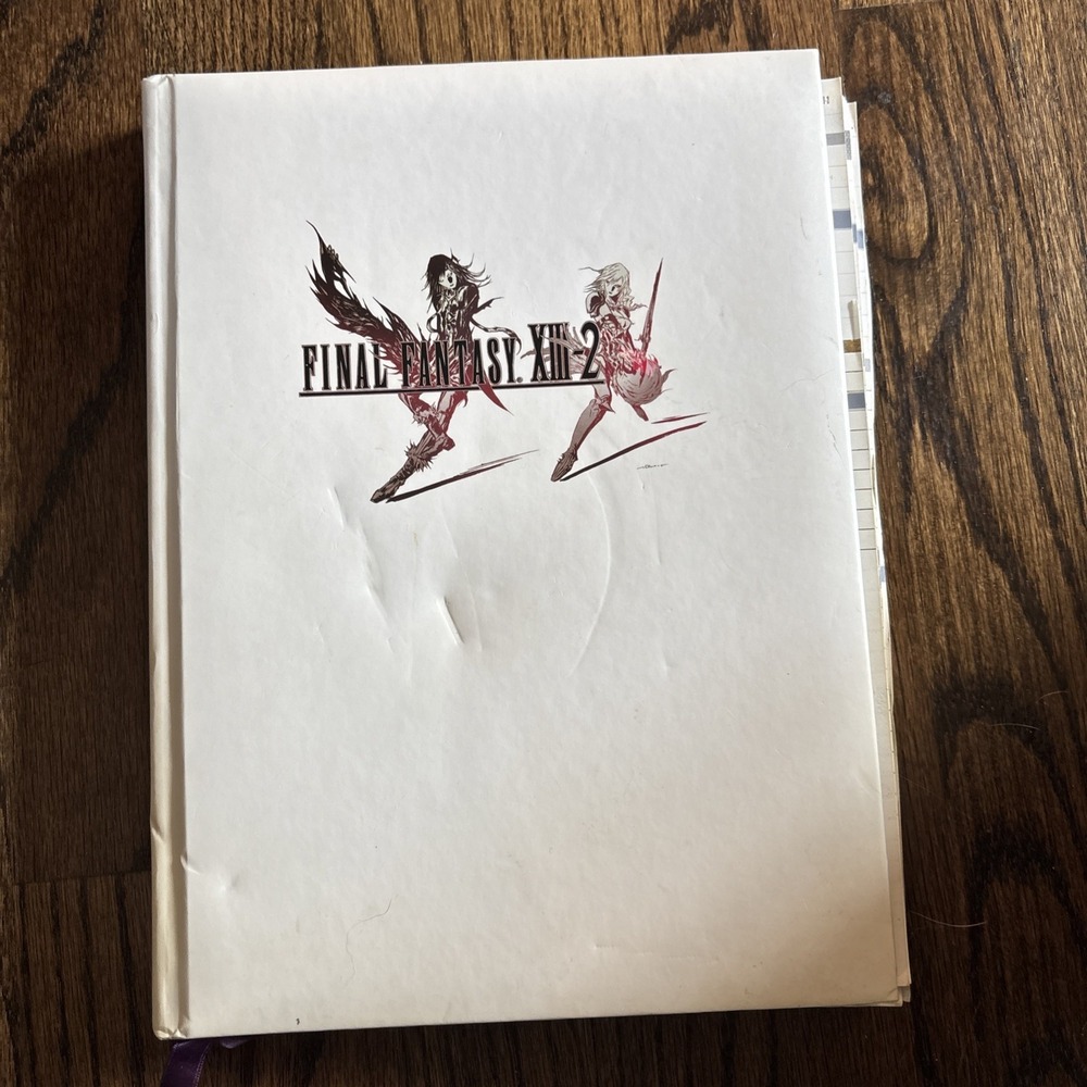 Final Fantasy XIII-2 The Complete Official Guide Collector's Edition Book